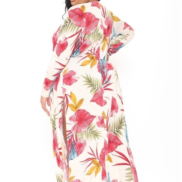 Coverup Duster Three Piece Swimsuit Set - Picture 1 of 9